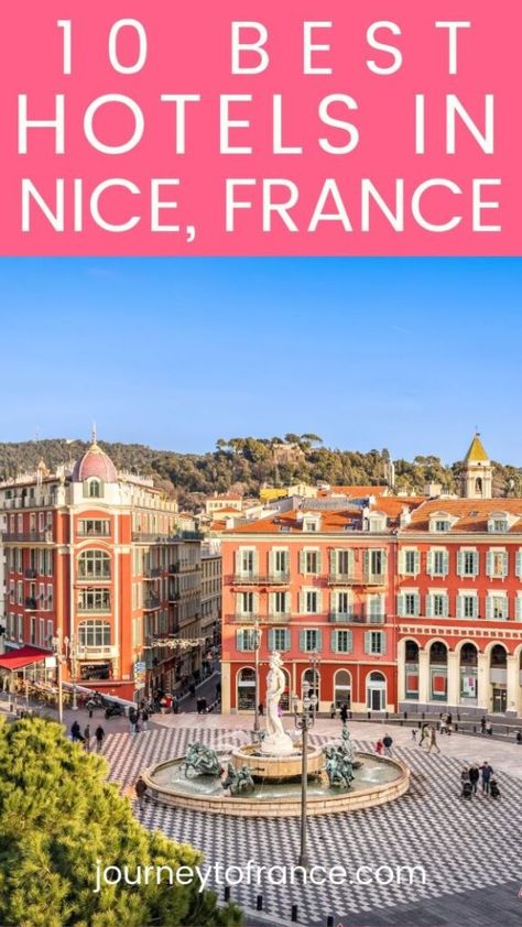 Are you looking for the best hotels in Nice, France? Nice is a terrific city to visit at any time of the year, as it is both a beach getaway and a cultural hotspot. Staying in a hotel close to the city’s major attractions is essential if you’re planning a trip to this gorgeous city... The post 10 Best Hotels In Nice For All Budget appeared first on Journey To France. South Of France Hotels, Nice France Hotels, France Honeymoon, Nizza France, Nice France Travel, Nice Hotel, France Vacation, Hotels In France, Florence Hotels