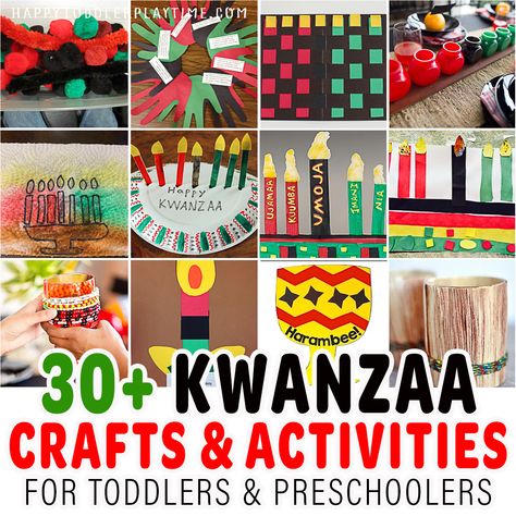 30+ of the Best Kwanzaa Crafts and Activities for Kids - HAPPY TODDLER PLAYTIME