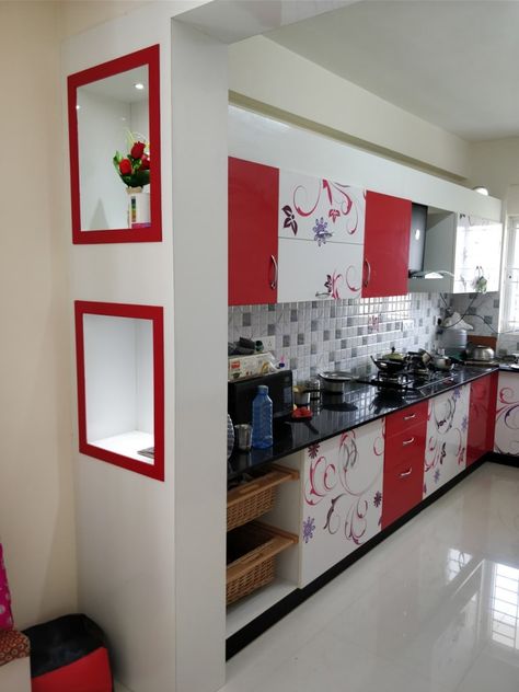 Kitchen Ke Photo, Simple Small Kitchen Ideas Indian, Kitchen Unit Designs, Indian Room Decor, Modular Kitchens, Kitchen Design Diy, Kitchen Modular, Kitchen Cupboard Designs, Kabinet Dapur