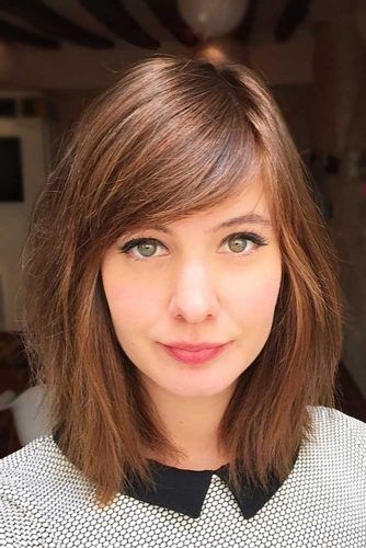 Modern Ways to Style a Bob with Bangs ★ See more: http://lovehairstyles.com/style-bob-with-bangs/ Ways To Style A Bob, Style A Bob, Above Shoulder Length Hair, Half Updo Hairstyles, A Bob, Trendy Hairstyle, Bob With Bangs, Midlength Haircuts, Short Straight Hair