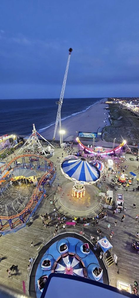 Seaside Heights Boardwalk | Last night's photos from the ferris wheel | Facebook Seaside Heights Nj Boardwalk, Seaside Heights Boardwalk, Seaside Heights Nj, Seaside Heights, Night Photos, Great Memories, Ferris Wheel, Last Night, New Jersey