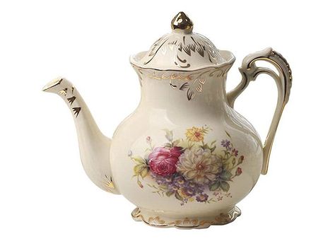 9 Cottagecore-Inspired Pieces to Transform Your Home - PureWow Thanksgiving Dinners, Floral Teapot, Cute Teapot, Teapots Unique, Vintage Floral Design, Porcelain Teapot, Antique Tea, Tea Pots Vintage, Chinese Ceramics