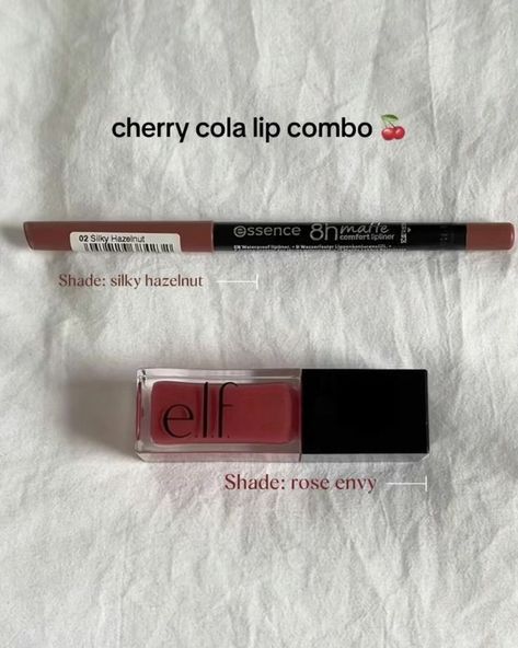 Cherry Cola Lips Products, Cherry Coke Lip Combo, Cherry Cola Lip Combo, Cherry Cola Lips, Fall Lip Combo, Drugstore Lip Combos, Drugstore Lips, Fall Lips, Lip Combos