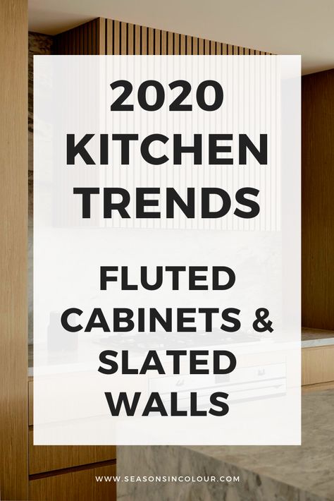 Kitchen Slat Wall Ideas, Wall Panelling In Kitchen, Wood Slat Kitchen Cabinet Doors, Kitchen Fluted Panel, Fluted Wood Backsplash, Cladding Kitchen Cabinets, Fluted Wall Panel Kitchen Island, Fluted Wood Kitchen Cabinets, Fluted Wall Panel Bathroom