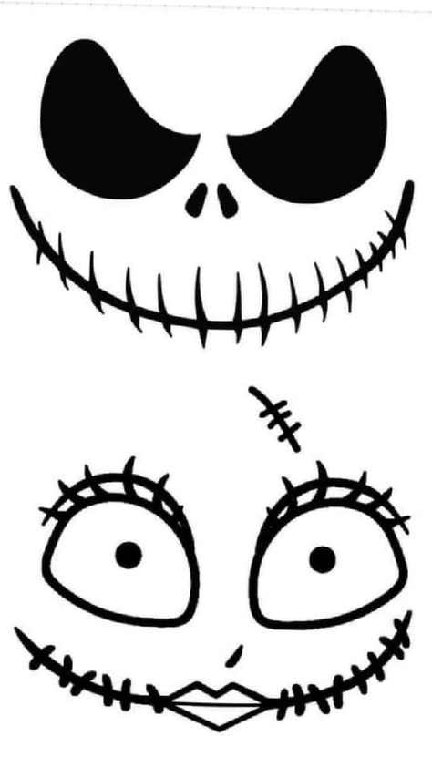 Nightmare Before Christmas Sally Pumpkin Stencil, Jack Skellington Cutout, Free Svg Jack Skellington, Diy Jack Skellington Pumpkin, Sally Svg Nightmare Before Christmas, Jack Skellington Crafts Diy, Jack Skellington Cricut Vinyl Decals, Jack Skeleton Diy Decorations, Nightmare Before Christmas Pumpkin Carve Stencils