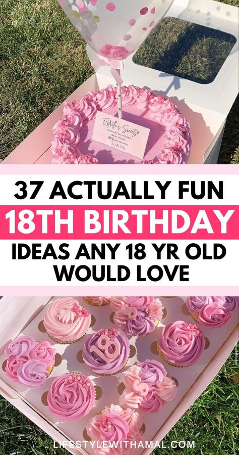 Looking for 18th birthday ideas this year? Here are 37+ INSANE fun and unique 18th birthday party ideas you'll definitely love. These also include 18th birthday party ideas for girls and have some great 18th birthday gifts that any 18 years old will love. Check it out! 18th Birthday Ideas For Girls Gifts, How To Celebrate Your 18th Birthday, Cool 18th Birthday Party Ideas, 18thbirthday Party Ideas, Theme For 18th Birthday Party Ideas, 18th Birthday Theme Ideas Color Schemes, Birthday Ideas For 18th Birthday, 18th Birthday Things To Do, 20 Year Old Birthday Party Ideas