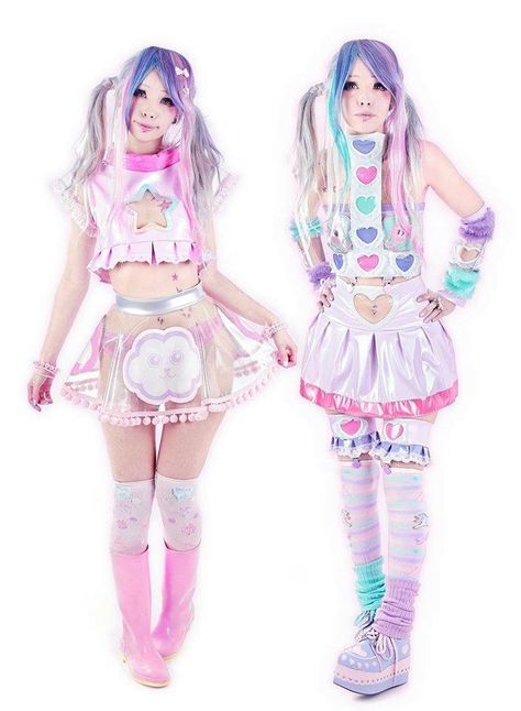 Decora Kei Outfits, Decora Kei Fashion, Uchuu Kei, Kei Visual, Kei Fashion, Kawaii Fashion Outfits, Japanese Street Fashion, J Fashion, Kawaii Clothes