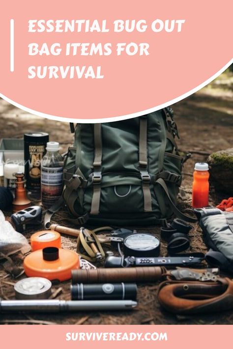 Explore the comprehensive bug out bag essentials checklist for your ultimate survival preparedness in case of emergencies. Stay equipped and ready for any situation with this personalized guide curated just for you. Bug Out Bag List, Bug Out Bag Essentials, Survival Prep, Survival Preparedness, Bug Out Bag Checklist, Doomsday Survival, Essentials Checklist, Bag Items, Emergency Shelter