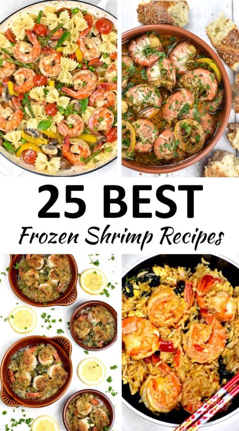 Cooked Shrimp Recipes Frozen, Shrimp Snacks, Frozen Shrimp Recipes, Frozen Cooked Shrimp, Jambalaya Pasta, Cooked Shrimp Recipes, Delicious Dinner Ideas, Spicy Garlic Shrimp, Crawfish Recipes