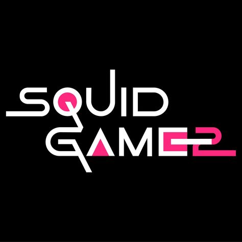 #squidgame #squidgamelogo #squidgame2logo #squidgameseason2 Squid Game Logo, Squid Game Season 2, Tv Show Logos, Game Fanart, Instagram Photo Ideas Posts, Squid Game, Squid Games, Game Logo, Recipe Book