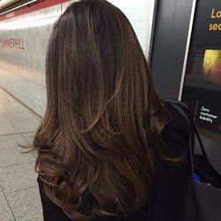 Very Subtle Dark Brown Highlights/Balayage Dark Brown Hair, Brown Hair, Balayage, Dark Brown, Toronto, A Woman, Hair