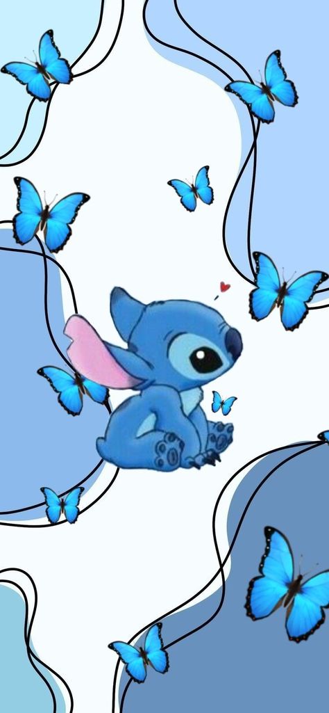 Butterflies, Cartoon Character, Blue