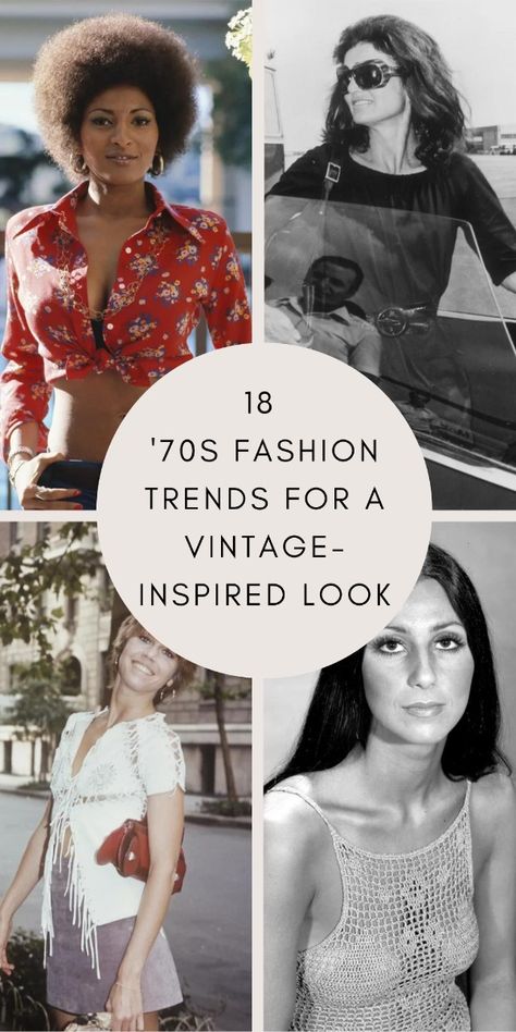 Craving a vintage-inspired look? Check out these 18 '70s fashion trends that will help you achieve the perfect retro style with a modern twist. 1970s Club Fashion, 60s And 70s Aesthetic, 80s Everyday Fashion, Black Women 70s Outfits, 70s Outfits Ideas For Women, Easy 70s Outfit Last Minute, Women’s 70s Fashion, 70s Afro Fashion, 70 Outfits Ideas