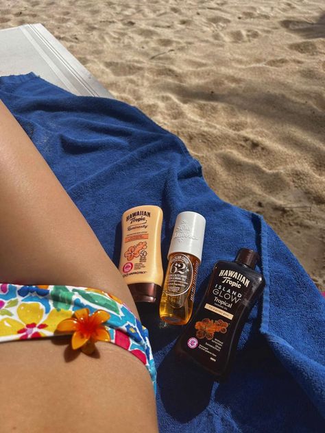 Tan Line Beach Aesthetic, Summer Tanning Aesthetic, Suncream Aesthetic, Sun Tanning Aesthetic, Hawaiin Tropics, Hawaiian Tropic Aesthetic, Beach Babe Aesthetic, Tanning Aesthetic, Coconut Summer