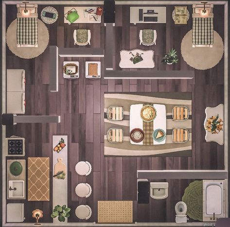 Acnh Happy Home Paradise Roommate Ideas, Animal Crossing Home Layout Ideas, Acnh Etoile House, Acnh Room Layout, Acnh Hhp Layout, Acnh Roomates, Acnh Happy Home Paradise Roommates, Happy Home Paradise Roommates, Animal Crossing Home Layout