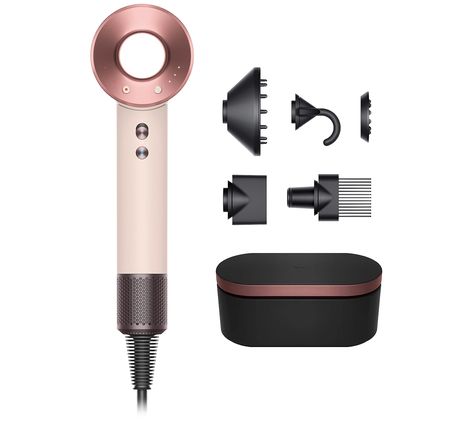 Dyson - Supersonic Hair Dryer - Ceramic Pink/Rose Gold Dyson Supersonic Hairdryer, High School Hairstyles, Hair Dryer Set, Supersonic Hair Dryer, Hair Dryer Diffuser, Dyson Hair Dryer, Dyson Supersonic, Hair Diffuser, Travel Tools