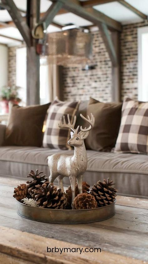 Are you looking to decorate your coffee table for winter? I’ve got you! Coffee tables aren’t always super easy to decorate. That’s because we use them everyday. So here are 30+ Cute Winter Coffee Table Decor Ideas that are also practical. Winter Coffee Table Decor, Winter Mantel Decor, Winter Tray, Winter Porch Decor, Coffee Table Decor Ideas, Winter Mantels, Winter Tablescapes, Living Room Decor Neutral, Table Decor Ideas