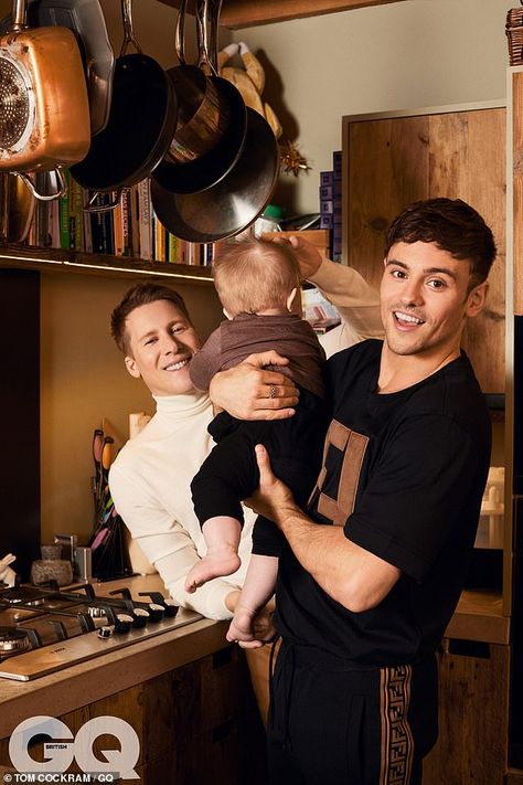 Dads And Sons, Tom Dailey, Gay Family, Dad Bodies, Lgbt History, Lance Black, Tom Daley, Gay Dads, Gay Books