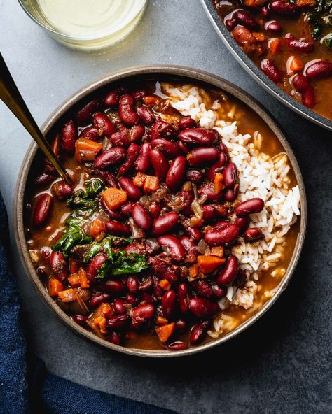 Vegetarian Red Beans And Rice Recipe, Beans Recipe Vegetarian, Vegetarian Red Beans And Rice, Red Beans And Rice Recipe Vegetarian, Recipe With Beans, Red Bean And Rice Recipe, Red Beans Recipe, Red Beans And Rice Recipe, Recipes With Kidney Beans