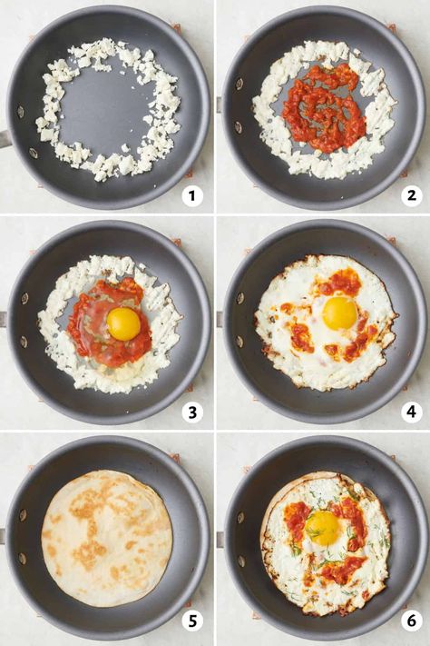 Chili Oil And Feta Fried Egg, Diner Egg Recipes, Soft Eggs Scrambled, Feta Egg Taco, Breakfast With Feta Cheese, Fried Egg With Feta, Feta And Egg Recipes, Feta Fried Egg Tortilla, Feta Breakfast Recipe