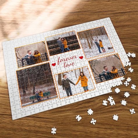 Puzzle Wedding, Create Your Own Puzzle, Gifts Couple, Wedding Puzzle, Puzzle Photo, Great Anniversary Gifts, Personalized Puzzles, Custom Puzzle, Puzzles Gifts