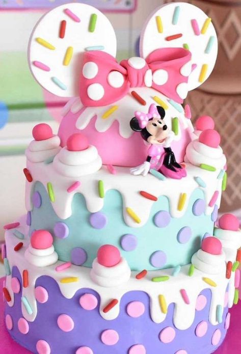 Twodooles Birthday Cake, Mickey And Minnie Birthday Party Cake, Minnie Bday Cake, Mimi Mouse Birthday, Minnie Mouse Birthday Party Ideas Cake, Minnie Mouse Birthday Cakes 1st, Mickey Minnie Birthday Cake, Minnie Bow Toons Party, Miney Mouse Birthday