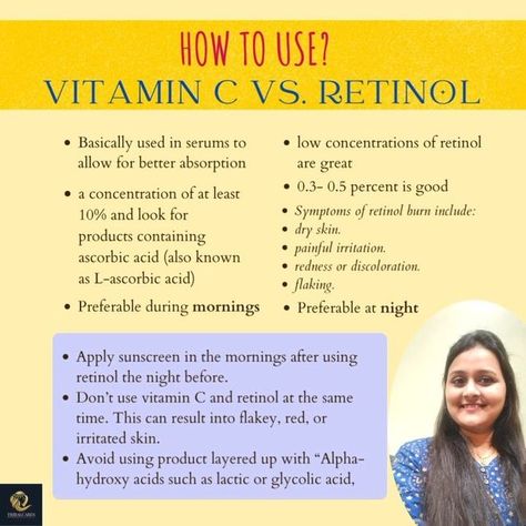 tribalcares on Instagram: "If you want to maximize the results of your skin care routine, try combining Vitamin C in the morning and Retinol at night. 🧴👯‍♀️ Vitamin C is great for improving tone, collagen production, and general health as well as protecting your skin day-to-day while Retinol is better suited for treating acne scars and textural improvements. ⚠️⛔️However, if you have sensitive skin or are pregnant/breastfeeding, you should use Retinol with caution. ⚠️⛔️ Some of my best picks ( Vitamin C And Retinol Routine, Retinol And Vitamin C, Retinol For Acne, Benefits Of Retinol, Retinol Benefits, Medical Esthetician, Oily Skincare, Treating Acne, Lip Care Routine