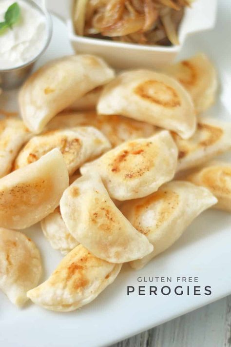 Ukranian Recipe, Gluten Free Pierogi Recipe, Perogie Dough Recipe, Gluten Free Pierogies, Gluten Free Perogies, Vegetarian Easter, Gf Dinners, Gf Dinner, Vegan Apple Pie