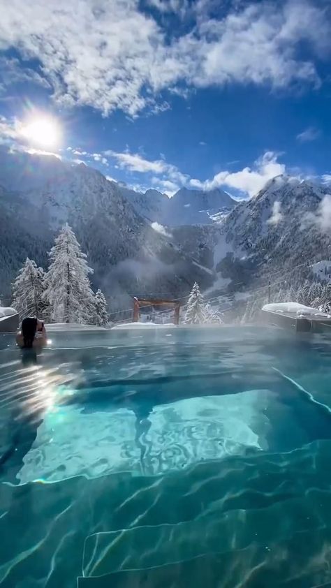 Icy morning in 2022 | Vacation places, Beautiful places to travel, Dream travel destinations Winter Spa Aesthetic, Spa Hotel Aesthetic, Voyage Aesthetic, Hotels Aesthetic, Chalet Al Foss, Snow Hotel, Winter Spa, Spa Aesthetic, Winter Chalet