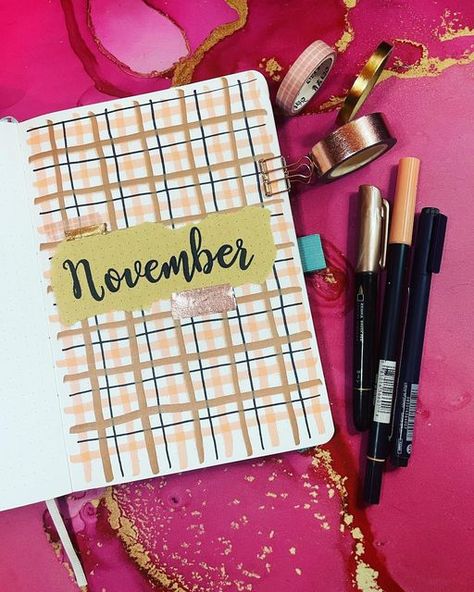 November Bujo Theme Ideas, Journal November Ideas, Bujo November Theme, November Cover Page Bullet Journal, November Bujo Theme, Journaling November, November Bullet Journal Theme, Bullet Journal November Cover, November Journal Ideas