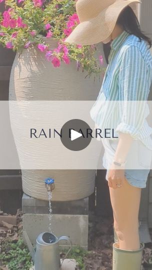 3.3M views · 34K reactions | We're on Year 6 of ours and I love it! 

Some tips:
1: Make sure to elevate your rain barrel so your watering can can fit underneath it. 

2: If you can get one where the top comes off so you can clean it, that's even better. It's hard to clean this one. 

3. Store it inside during the winter months so it lasts longer. 

Would you get a rain barrel? | athomewithxin | Beyoncé · TEXAS HOLD 'EM Raspberry Farming, Dehydrated Meat, Perfect Yard, Prairie Home, Side Garden, Year 6, Rain Barrel, Garden Architecture, Can Can