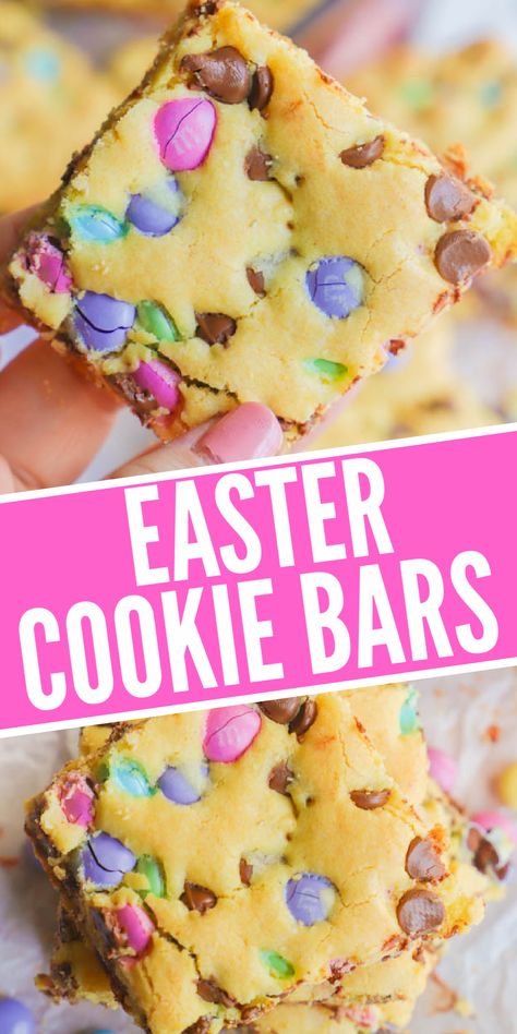 Easter Cookie Bars, Easter Candy Recipes, Easter Desserts Cake, Cake Mix Cookie, Easter Cookie Recipes, Cake Mix Cookie Bars, Easy Easter Treats, Easy Easter Desserts, Easter Dishes