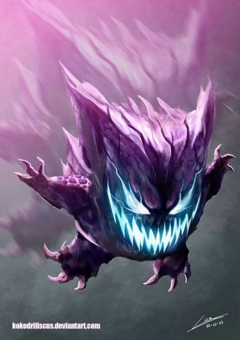 Realistic Gengar Deviantart Pokemon, Kartu Pokemon, Pokemon Realistic, Gengar Pokemon, Ghost Pokemon, Mega Pokemon, Cool Pokemon Wallpapers, First Pokemon, Cute Pokemon Wallpaper