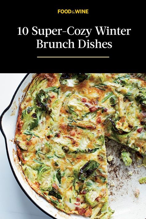 Cozy up to these delicious brunch recipes. #winter #winterrecipes #winterrecipeideas #winterfoods #wintermeals English Brunch Ideas, Snow Day Breakfast Ideas, Winter Brunch Cocktails, Brunch Dishes For A Crowd, Winter Brunch Food, Winter Brunch Menu Ideas, Winter Brunch Recipes, Sunday Brunch Recipes, Healthy Winter Breakfast Ideas