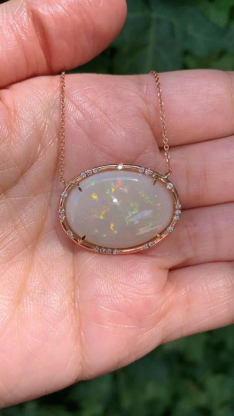 Opal Locket, Opal Mineral, Magic Jewelry, Gold Class, October Birthstone Necklace, Unique Opal, Mineral Jewelry, Opal Pendant Necklace, Gold Fashion Necklace