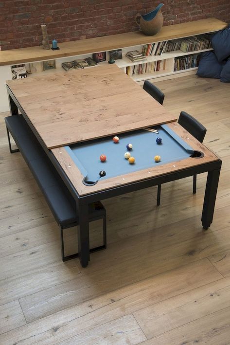 Pool Table Cover, Diy Pool Table, Luxury Game Room, Game Room Ideas, Pool Table Covers, Small Game Rooms, Pool Table Room, Game Room Kids, Game Room Basement