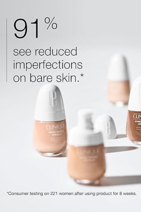 Even Better Clinical Serum Foundation Makeup with SPF 25 combines the skin-perfecting coverage of a foundation with the transforming power of a serum. Full coverage, satin matte finish. 24-hour, color-true wear. Clinique Even Better Clinical, Clinique Even Better, Spf Makeup, Serum Foundation, Tinted Spf, Foundation Makeup, No Foundation Makeup, Serum, Foundation