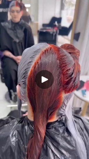 135K views · 1.3K reactions | Copper and Silver Color Blocking 🔥🩶 These colors look AMAZING! By @hellsbellshair   #silverhair #copperhair #haircolor #hairtrends # | Hair Color Clique | Hair Color Clique · Original audio Peekaboo Fall Hair Color, Color Block Placement Hair, Colorblock Hair Placement, Two Tone Red Hair Color Ideas, Peak A Boo Hair Dye Ideas, Color Blocking Hair Ideas, Hair Dye Ends, 2 Tone Hair Color Ideas, Block Color Hair Placement