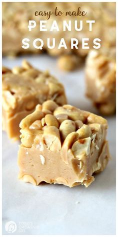 Zero Candy Bar Recipe, Semi Homemade Desserts, Potluck Desserts Crowd Pleasers, Peanut Squares, Payday Candy, Payday Candy Bar, Butter Squares, Gifts From The Kitchen, Peanut Butter Squares