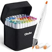 Ohuhu Markers, Artist Markers, Best Alcohol, Adults Coloring, Art Markers, Brush Markers, Highlighter Pen, Marker Set, Spectrum Noir