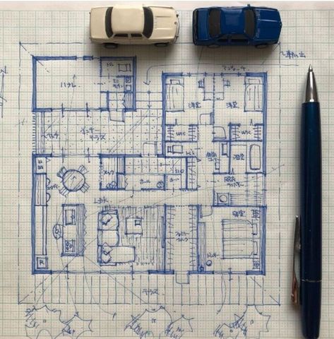 Architecture Drawing Art Buildings, Sketch Plan, Architecture Career, Art Buildings, Interior Design Sketchbook, Ideas Sketch, Architecture Blueprints, Architecture Drawing Plan, Interior Architecture Drawing