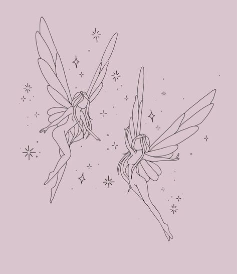 Fairy On Shoulder Tattoo, Unicorn And Fairy Tattoo, Fairy Wings Tattoo Stencil, Fairy With Butterfly Wings Tattoo, Fairy Princess Tattoo, Dancing Fairies Tattoo, Fairy Dancing Tattoo, Fairy Shoulder Tattoo, Fairy Fine Line Tattoo