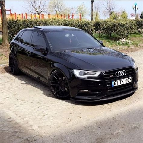 Audi A3 Black, Audi A3 2016, Audi Sportback, Audi Interior, Audi A3 8p, Rich Cars, Black Audi, Audi A3 Quattro, Audi S3