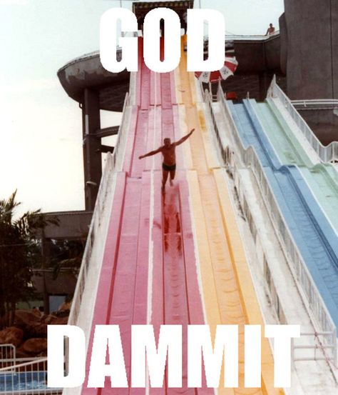 Hahahahahahahahahahahaha this is making me laugh so much Perfectly Timed Photos, Colour Pop, Water Slide, Water Slides, Pics Art, Endless Summer, A Rainbow, Summer Time, Wizard