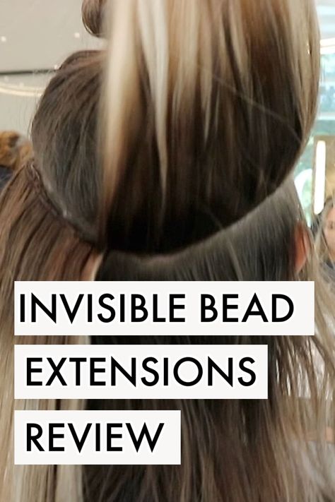 Invisible Bead Extensions Before And After, Nanolink Hair Extensions, Bead Extensions Hair Before And After, Beaded Hair Extensions Before And After, Invisible Weft Hair Extensions, Micro Weft Hair Extensions, Bead Extensions Hair, Itip Hair Extensions Installation, No Sew Beaded Weft Extensions