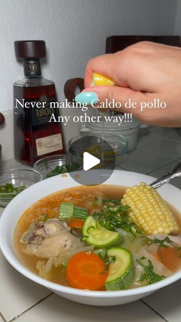 Fernanda🧿 on Instagram: "This was soo good, I could’ve ate it all week 🫶🏼   •   •   •   #recipe #explorepage #soup #caldo #caldodepollo #recetas #food #foodporn #foodie #health #healthy #healthyfood" Mexican Chicken Soup Recipes Homemade, Chicken Caldo Recipe, Mexican Chicken Soup Recipes, Caldo Instant Pot, Mexican Soup Recipes Authentic, Easy Caldo De Pollo Recipes, Chicken Caldo Instant Pot, Chicken Caldo Mexican Recipe, Beef Caldo Recipe Mexicans