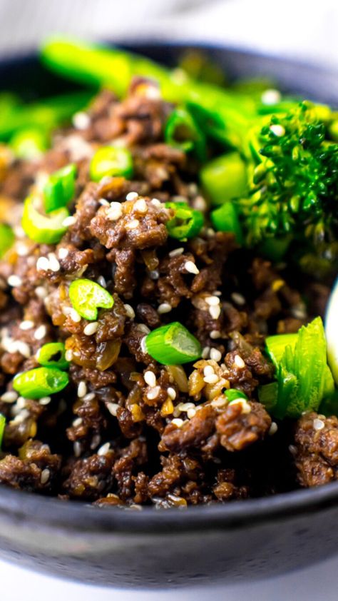 Ground Beef Bulgogi | Easy, Keto, Low-Carb - A Girl Called Adri Ground Beef Bulgogi, Ground Beef Keto Recipes, Dinner Recipes Healthy Low Carb, Keto Treats, Low Fat Low Carb, Low Carb Low Fat Recipes, Fitness Plans, Keto Beef Recipes, Keto Recipes Ketogenic