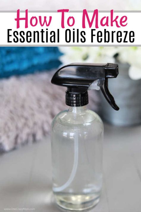 Keep your house smelling fresh with DIY Febreeze you can make at home. No need to spend tons of money at the store when you can make it at home. #onecrazymom #febreeze #febreezediy #febreezehomemade #febreezediyessentialoils #febrezespray #febrezefabricerefresher #febrezediyy Diy Febreeze, Febreeze Diy, Home Diy Easy, Febreze Recipe, Febreze Spray, Diy Febreze, Homemade Febreze, Natural Cleaning Products Diy, Diy Room Spray