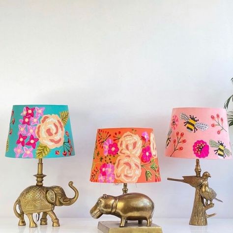 Add character and charm into your home with these quirky animal lamps by Ruby Star. Mix and Match lamp shades from bright and colourful to neutral and calm. #lamps #lampshades #colourfullamps #animalslamps #hotmdecor #decor #colourfuldecor #brightdecor #brightorange #brightpink #brightblue #hippo #elephantdecor #elephant #bird Birddecor #brasslamp #brassdecor Animal Lamps, Brass Lamps, Animal Lamp, Bright Decor, Elephant Decor, Star Ruby, Brass Lamp, Brass Decor, Lamp Shades