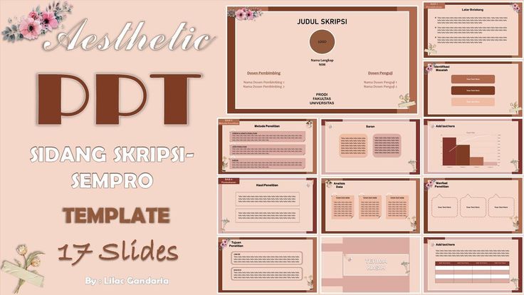 a set of powerpoint templates with flowers on the side and text that reads ppt